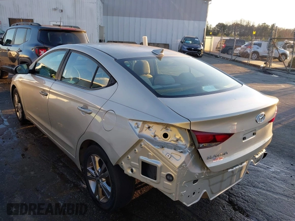 2017 Hyundai Elantra Limited with VIN 5NPD84LF3HH154055, listed as a IAAI auction lot 41207511 with 128,933 mi miles and . Bid and sale history available at DreamBid. Image 3.