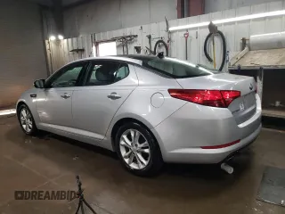2013 Kia Optima EX with VIN 5XXGN4A70DG187683, listed as a Copart auction lot 45569855 with 128,236 mi miles and Salvage Title. Bid and sale history available at carsss.com. Image 2.