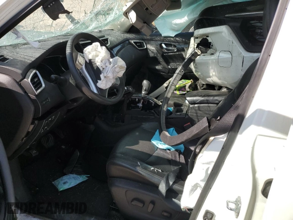 2016 Nissan Rogue SL with VIN 5N1AT2MV7GC853349, listed as a Copart auction lot 48502135 with Not Provided miles and Salvage Title. Bid and sale history available at DreamBid. Image 7.