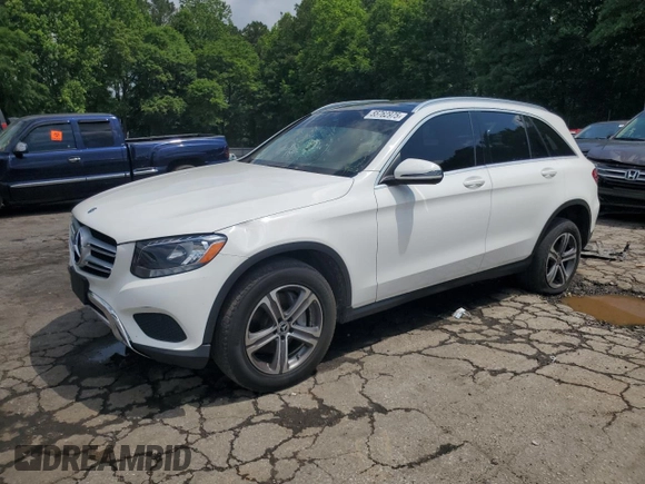 2019 Mercedes-Benz GLC 300 z VIN WDC0G4JB3KV169139, wystawiony jako Copart lot #55762975 z przebiegiem 106 870 mil mil oraz Szkoda całkowita • Salvage title. Historia ofert i sprzedaży dostępna na DreamBid. Obrazek 1.