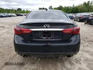 2019 Infiniti Q50 Luxe с VIN JN1EV7AR1KM590382, выставлен на аукционе Copart как лот 58008505 с пробегом 53 026 миль миль и Списание • Salvage title. История ставок и продаж доступна на DreamBid. Изображение 6.