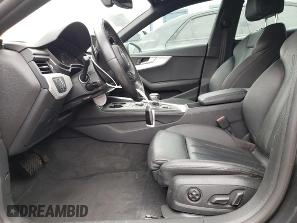 2018 Audi A5 Sportback Premium with VIN WAUDNCF52JA016930, listed as a Copart auction lot 65779724 with 66,070 mi miles and Salvage Title. Bid and sale history available at carsss.com. Image 7.