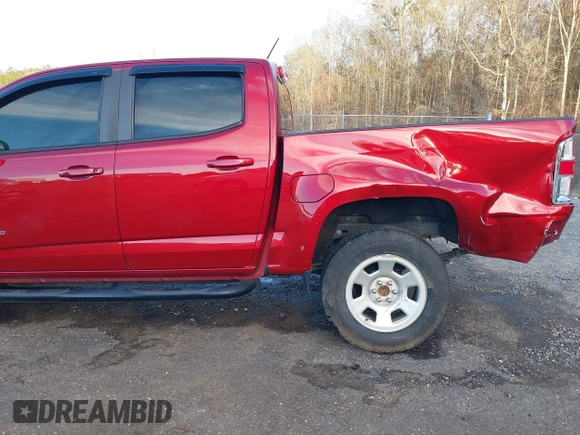 2021 Chevrolet Colorado 2WD LT with VIN 1GCGSCEN0M1150821, listed as a IAAI auction lot 41298960 with 76,931 mi miles. Bid and sale history available at carsss.com. Image 6.