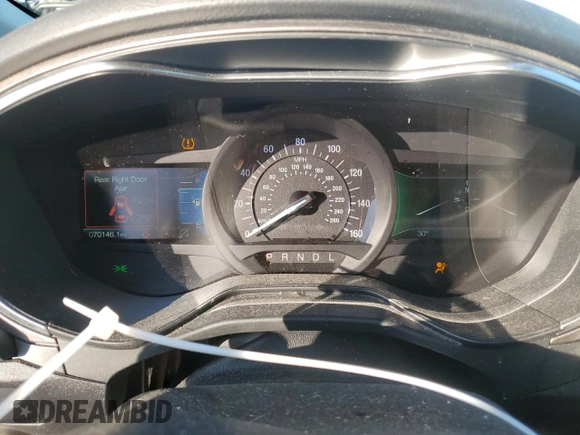 2020 Ford Fusion SE with VIN 3FA6P0HD6LR236305, listed as a Copart auction lot 51248895 with 70,146 mi miles and Non Repairable. Bid and sale history available at DreamBid. Image 9.