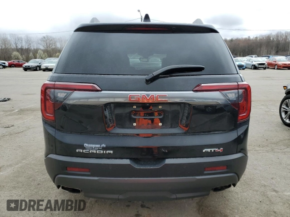 2022 GMC Acadia AT4 with VIN 1GKKNLLS2NZ179075, listed as a Copart auction lot 49962825 with Not provided miles and Salvage title. Bid and sale history available at DreamBid. Image 6.