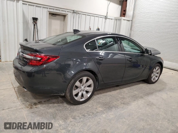 2016 Buick Regal Premium II with VIN 2G4GS5GX4G9157888, listed as a Copart auction lot 61869275 with 57,313 mi miles and Non repairable. Bid and sale history available at DreamBid. Image 3.