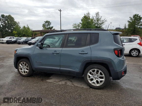 2018 Jeep Renegade Latitude with VIN ZACCJABB1JPH47472, listed as a Copart auction lot 58710965 with 212,772 mi miles and Salvage title. Bid and sale history available at DreamBid. Image 2.