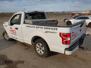 2018 Ford F-150 XL with VIN 1FTMF1CB7JKC69637, listed as a IAAI auction lot 41881356 with 1 mi miles. Bid and sale history available at carsss.com. Image 3.