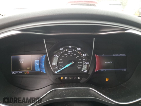 2013 Ford Fusion Titanium with VIN 3FA6P0K9XDR133572, listed as a Copart auction lot 54454165 with 212,944 mi miles and Salvage Title. Bid and sale history available at DreamBid. Image 9.