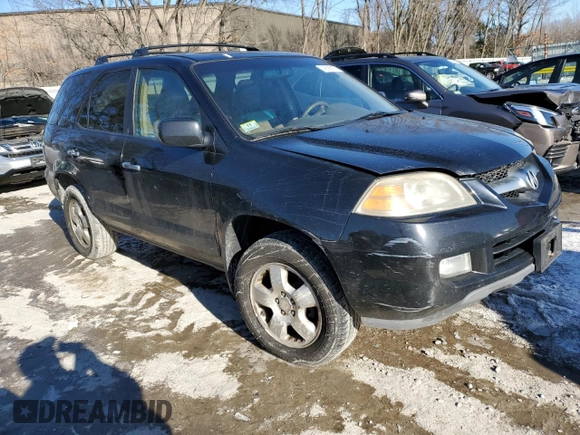 2006 Acura MDX with VIN 2HNYD18226H522579, listed as a Copart auction lot 43696105 with 217,953 mi miles and Clean Title. Bid and sale history available at carsss.com. Image 4.