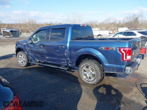 2017 Ford F-150 XL with VIN 1FTEW1EP6HFB74440, listed as a IAAI auction lot 41452863 with 86,385 mi miles. Bid and sale history available at carsss.com. Image 14.