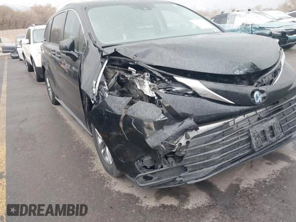 2022 Toyota Sienna LE z VIN 5TDKSKFC1NS042455, wystawiony jako IAAI lot #41921094 z przebiegiem 84 810 mil mil oraz . Historia ofert i sprzedaży dostępna na DreamBid. Obrazek 6.