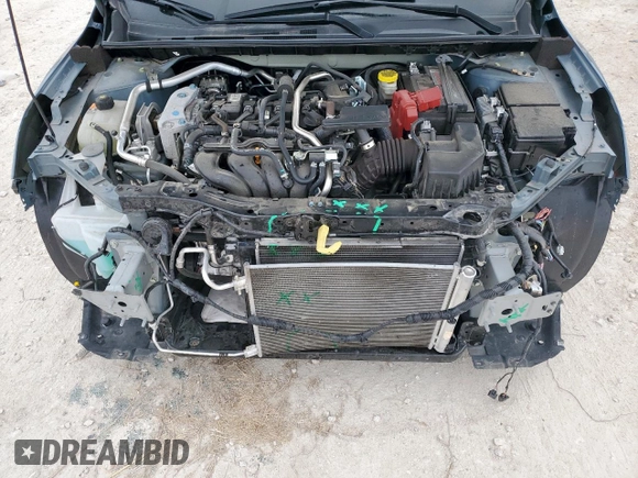 2024 Nissan Sentra SV with VIN 3N1AB8CV6RY240745, listed as a Copart auction lot 57093585 with 22,633 mi miles and Salvage title. Bid and sale history available at DreamBid. Image 11.