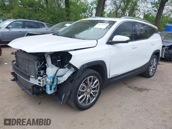 2020 GMC Terrain SLT with VIN 3GKALVEV0LL110491, listed as a IAAI auction lot 42222932 with 89,322 mi miles and . Bid and sale history available at DreamBid. Image 2.