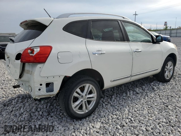 2015 Nissan Rogue S with VIN JN8AS5MV7FW755450, listed as a Copart auction lot 50575645 with 160,254 mi miles and Salvage Title. Bid and sale history available at DreamBid. Image 3.