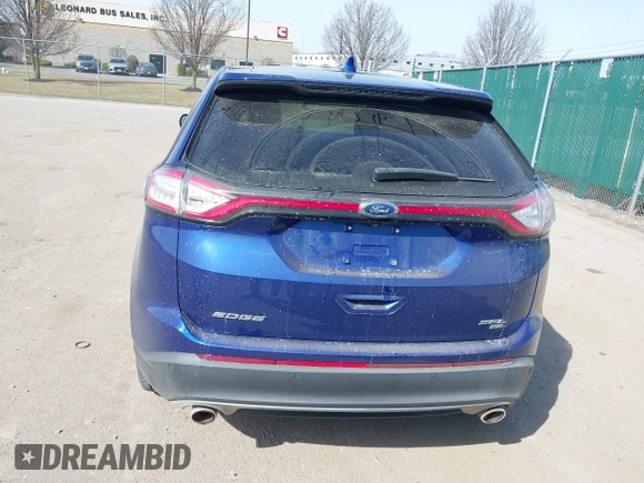 2015 Ford Edge SEL with VIN 2FMTK4J84FBC18514, listed as a IAAI auction lot 41807224 with 117,497 mi miles. Bid and sale history available at carsss.com. Image 16.