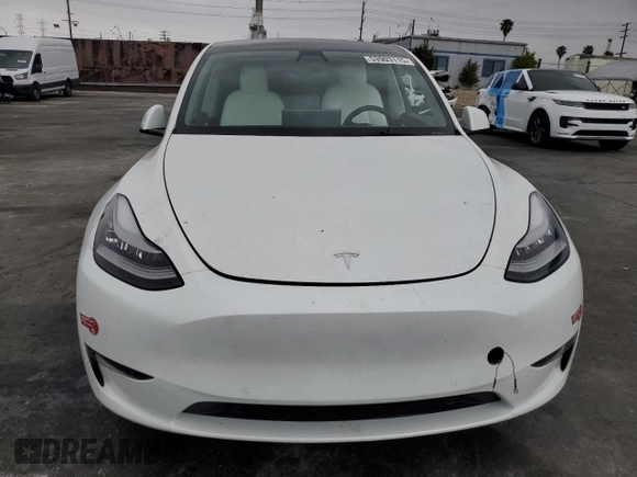 2021 Tesla Model Y Long Range with VIN 5YJYGDEEXMF151686, listed as a Copart auction lot 53903115 with 65,321 mi miles and Salvage Title. Bid and sale history available at DreamBid. Image 5.