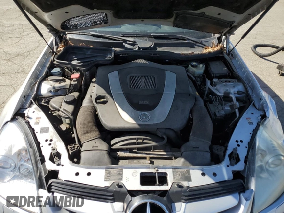2005 Mercedes-Benz SLK 230/320 with VIN WDBWK56F05F043625, listed as a Copart auction lot 55623625 with 170,798 mi miles and Salvage title. Bid and sale history available at DreamBid. Image 11.