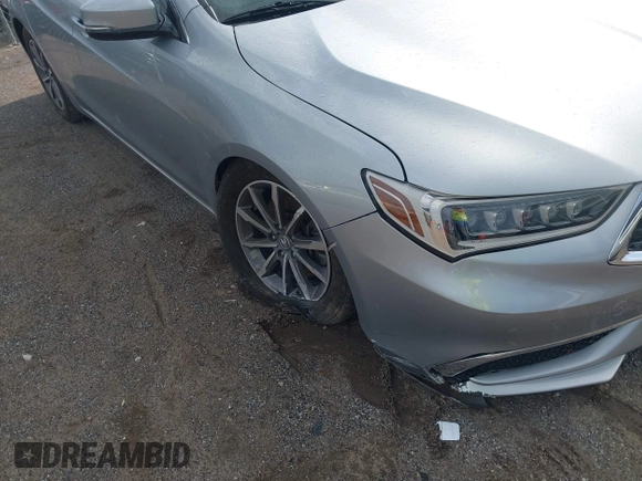 2019 Acura TLX with VIN 19UUB1F38KA010003, listed as a IAAI auction lot 41905610 with 28,644 mi miles. Bid and sale history available at carsss.com. Image 17.