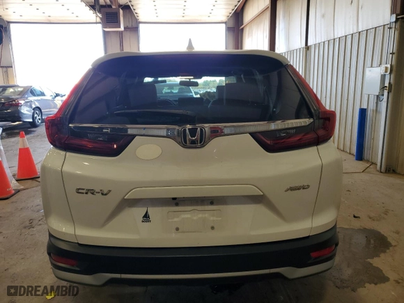 2021 Honda CR-V EX-L with VIN 2HKRW2H83MH666466, listed as a Copart auction lot 52159755 with 45,694 mi miles and Salvage Title. Bid and sale history available at carsss.com. Image 6.