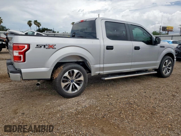 2019 Ford F-150 XL with VIN 1FTEW1C54KKF26298, listed as a Copart auction lot 62091785 with 108,889 mi miles and Salvage title. Bid and sale history available at DreamBid. Image 3.