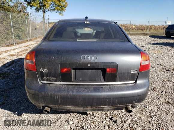 2004 Audi A6 3.0L with VIN WAULT64B34N068155, listed as a Copart auction lot 76732894 with 163,442 mi miles and Salvage Title. Bid and sale history available at carsss.com. Image 6.