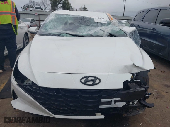 2023 Hyundai Elantra SEL with VIN 5NPLS4AG1PH086524, listed as a IAAI auction lot 41464619 with 57,682 mi miles and . Bid and sale history available at DreamBid. Image 12.
