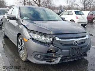 2018 Honda Civic Sedan EX-T with VIN 2HGFC1F35JH645282, listed as a IAAI auction lot 41574430 with NaN miles. Bid and sale history available at carsss.com. Image 1.