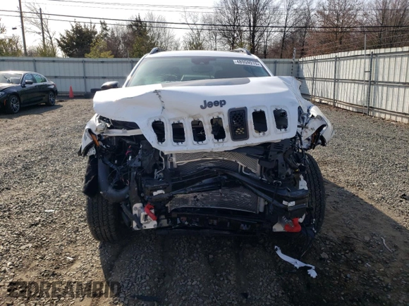 2022 Jeep Cherokee Trailhawk с VIN 1C4PJMBX3ND549057, выставлен на аукционе Copart как лот 48959915 с пробегом 21 381 миль миль и Списание • Salvage title. История ставок и продаж доступна на DreamBid. Изображение 5.
