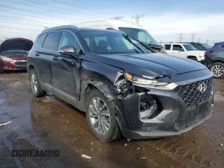 2020 Hyundai Santa Fe Limited with VIN 5NMS5CAD1LH201035, listed as a Copart auction lot 45319945 with 75,964 mi miles and Salvage Title. Bid and sale history available at carsss.com. Image 4.