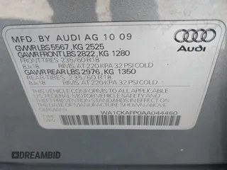 2010 Audi Q5 Premium z VIN WA1CKAFP0AA044460, wystawiony jako IAAI lot #41455928 z przebiegiem 227 462 mil mil oraz . Historia ofert i sprzedaży dostępna na DreamBid. Obrazek 9.