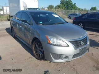 2013 Nissan Sentra SV with VIN 3N1AB7APXDL644295, listed as a IAAI auction lot 41989668 with 155,875 mi miles. Bid and sale history available at carsss.com. Image 1.