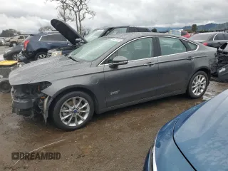 2017 Ford Fusion Energi SE with VIN 3FA6P0PU4HR277248, listed as a Copart auction lot 48079105 with 130,761 mi miles and Salvage Title. Bid and sale history available at carsss.com. Image 1.