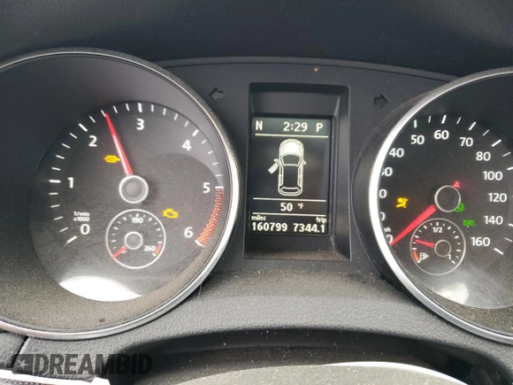 2012 Volkswagen Jetta SportWagen TDI w/Sunroof with VIN 3VWPL7AJ8CM697924, listed as a Copart auction lot 85607394 with 160,799 mi miles and Salvage Title. Bid and sale history available at carsss.com. Image 9.