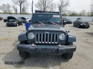 2017 Jeep Wrangler Unlimited Sahara with VIN 1C4BJWEG5HL707569, listed as a Copart auction lot 51326015 with 95,816 mi miles and Salvage title. Bid and sale history available at DreamBid. Image 5.