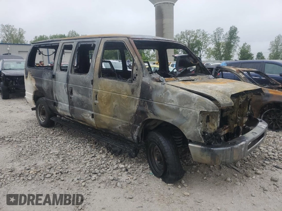 2008 Ford Econoline Passenger XL with VIN 1FBNE31L98DA93501, listed as a Copart auction lot 57763755 with Not provided miles and Clean title. Bid and sale history available at DreamBid. Image 4.