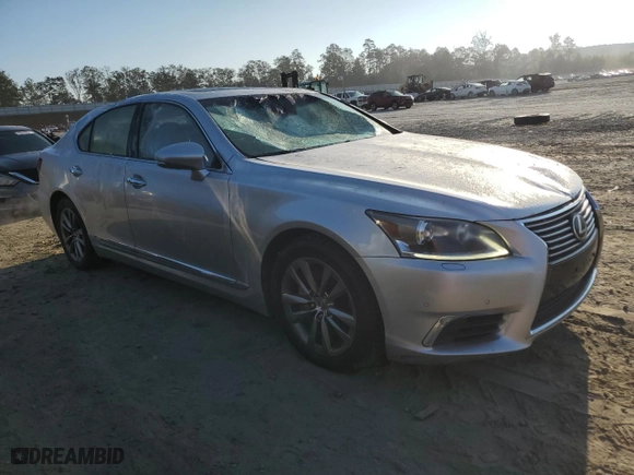 2016 Lexus LS 460 with VIN JTHCL5EFXG5026342, listed as a Copart auction lot 73874644 with 76,370 mi miles and Salvage Title. Bid and sale history available at carsss.com. Image 4.