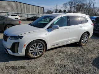 2020 Cadillac XT6 AWD Premium Luxury with VIN 1GYKPDRS3LZ169987, listed as a Copart auction lot 44234655 with 55,840 mi miles and Salvage Title. Bid and sale history available at carsss.com. Image 1.
