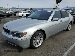 2002 BMW 7 Series 745Li with VIN WBAGN63442DR06954, listed as a Copart auction lot 84566164 with 112,058 mi miles and Clean Title. Bid and sale history available at carsss.com. Image 1.