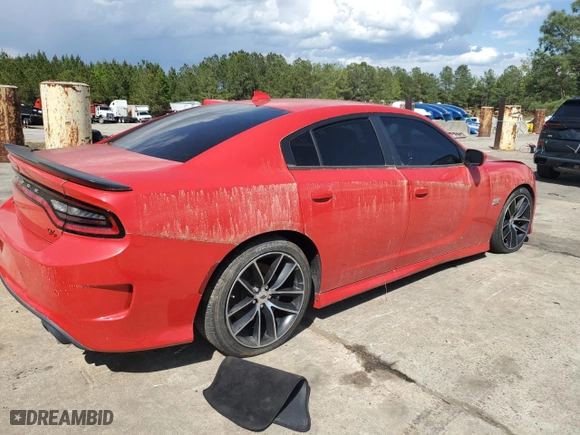 2018 Dodge Charger R/T Scat Pack with VIN 2C3CDXGJ1JH295104, listed as a Copart auction lot 52691605 with 0 mi miles and Salvage Title. Bid and sale history available at carsss.com. Image 3.
