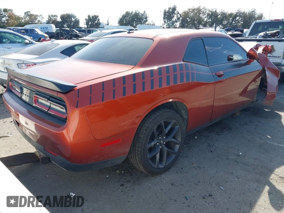 2020 Dodge Challenger SXT with VIN 2C3CDZAG2LH214574, listed as a IAAI auction lot 41851711 with 44,665 mi miles and . Bid and sale history available at DreamBid. Image 4.