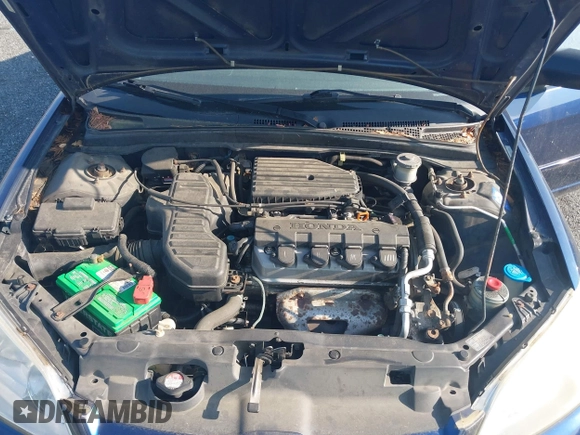 2004 Honda Civic LX with VIN 2HGES16534H643485, listed as a IAAI auction lot 42130844 with 143,007 mi miles. Bid and sale history available at carsss.com. Image 10.