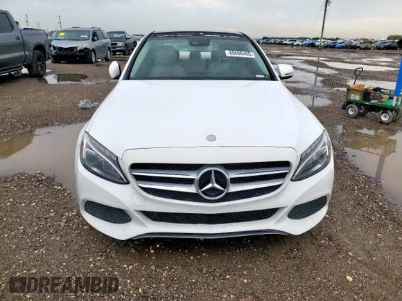 2016 Mercedes-Benz C 300 with VIN 55SWF4JB1GU154078, listed as a Copart auction lot 60606455 with 99,455 mi miles and Salvage title. Bid and sale history available at DreamBid. Image 5.