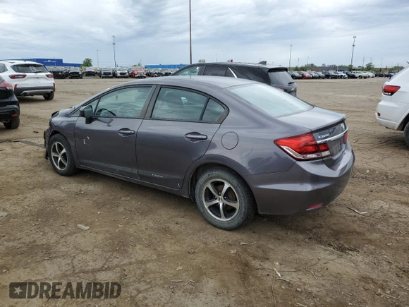 2015 Honda Civic SE z VIN 19XFB2F74FE087468, wystawiony jako Copart lot #57939305 z przebiegiem 166 755 mil mil oraz Szkoda całkowita • Salvage title. Historia ofert i sprzedaży dostępna na DreamBid. Obrazek 2.