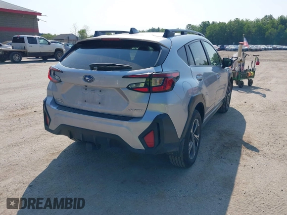 2024 Subaru Crosstrek Premium with VIN JF2GUADC6R8296235, listed as a IAAI auction lot 42392801 with 27,376 mi miles and . Bid and sale history available at DreamBid. Image 4.