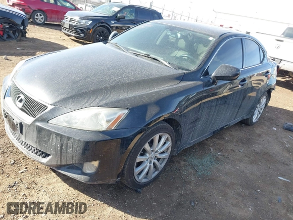 2006 Lexus IS 250 with VIN JTHCK262462003944, listed as a IAAI auction lot 41450633 with 209,286 mi miles and . Bid and sale history available at DreamBid. Image 2.