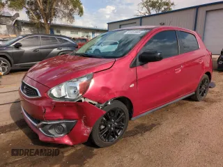 2019 Mitsubishi Mirage GT with VIN ML32A5HJ9KH015393, listed as a Copart auction lot 61653885 with 33,965 mi miles and Salvage title. Bid and sale history available at DreamBid. Image 1.