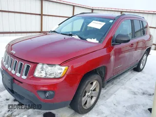 2012 Jeep Compass Sport with VIN 1C4NJDBB7CD630636, listed as a IAAI auction lot 41645305 with 145,260 mi miles. Bid and sale history available at carsss.com. Image 2.