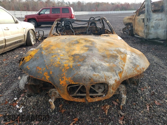 2002 BMW Z3 2.5i with VIN 4USCN334X2LK51277, listed as a Copart auction lot 78473784 with 0 mi miles and Non Repairable. Bid and sale history available at carsss.com. Image 5.