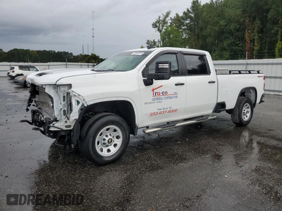 2022 Chevrolet Silverado 3500HD Work Truck with VIN 1GC4YSEY4NF364107, listed as a Copart auction lot 73045214 with 21,487 mi miles and Salvage Title. Bid and sale history available at carsss.com. Image 1.